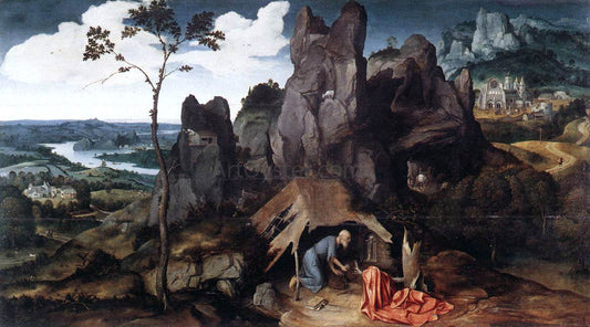  Joachim Patenier St Jerome in the Desert - Hand Painted Oil Painting