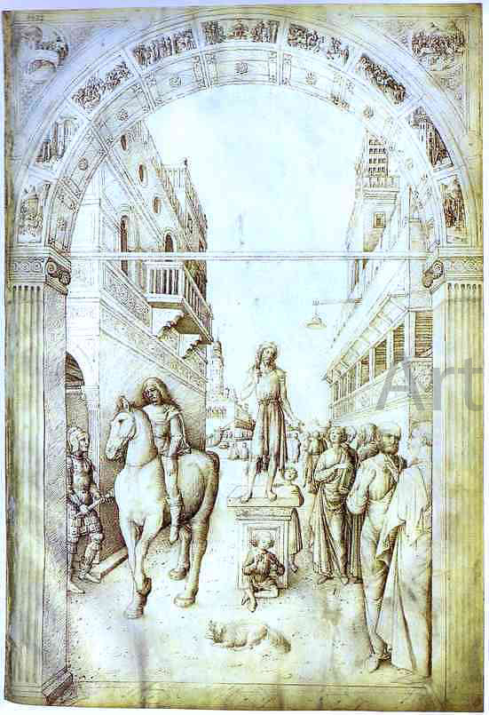  Jacopo Bellini St. John the Baptist Preaching - Hand Painted Oil Painting