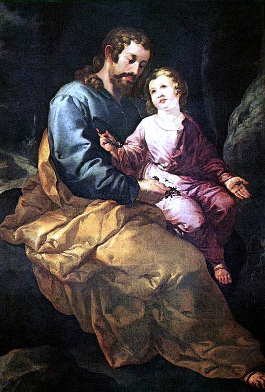  The Elder Francisco De Herrera St Joseph and the Child - Hand Painted Oil Painting