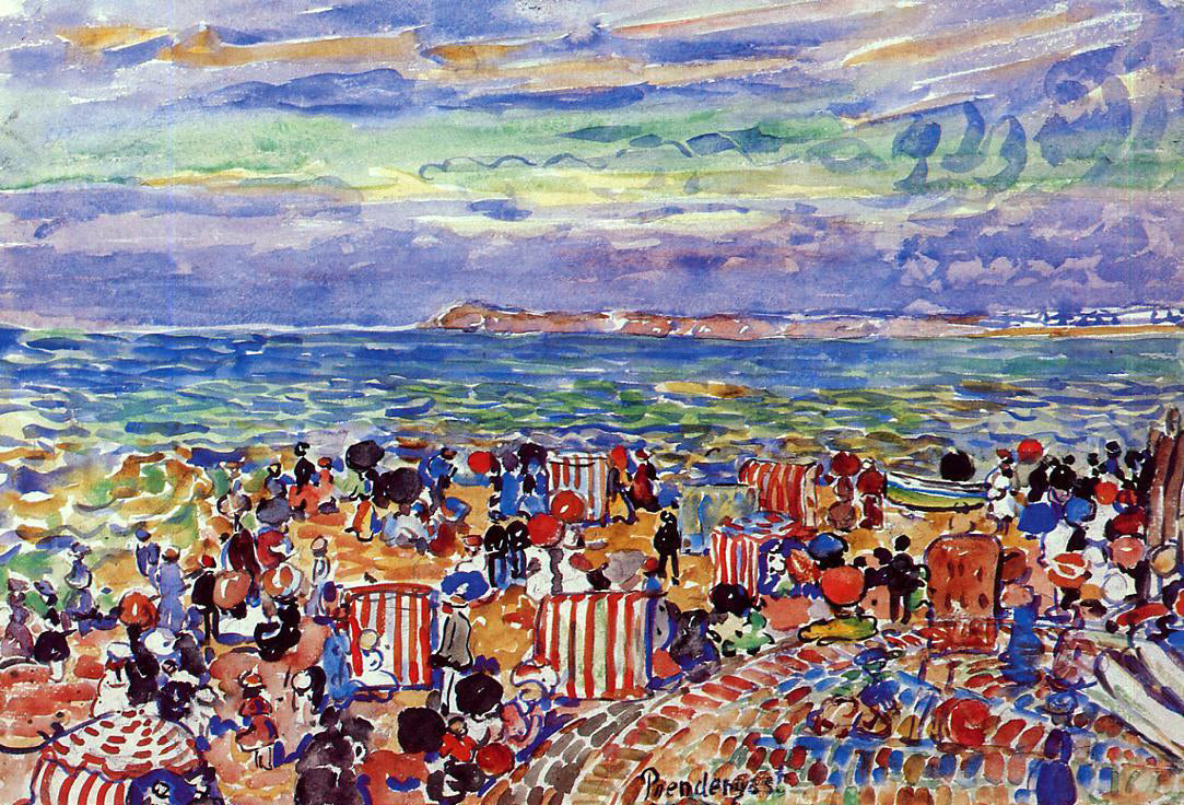  Maurice Prendergast St. Malo No. 2 - Hand Painted Oil Painting