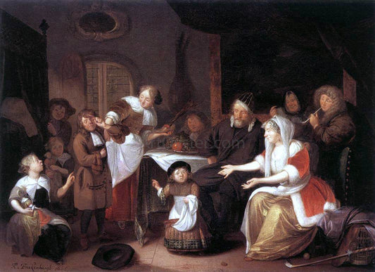  Richard Brakenburg St Nicholas Eve - Hand Painted Oil Painting