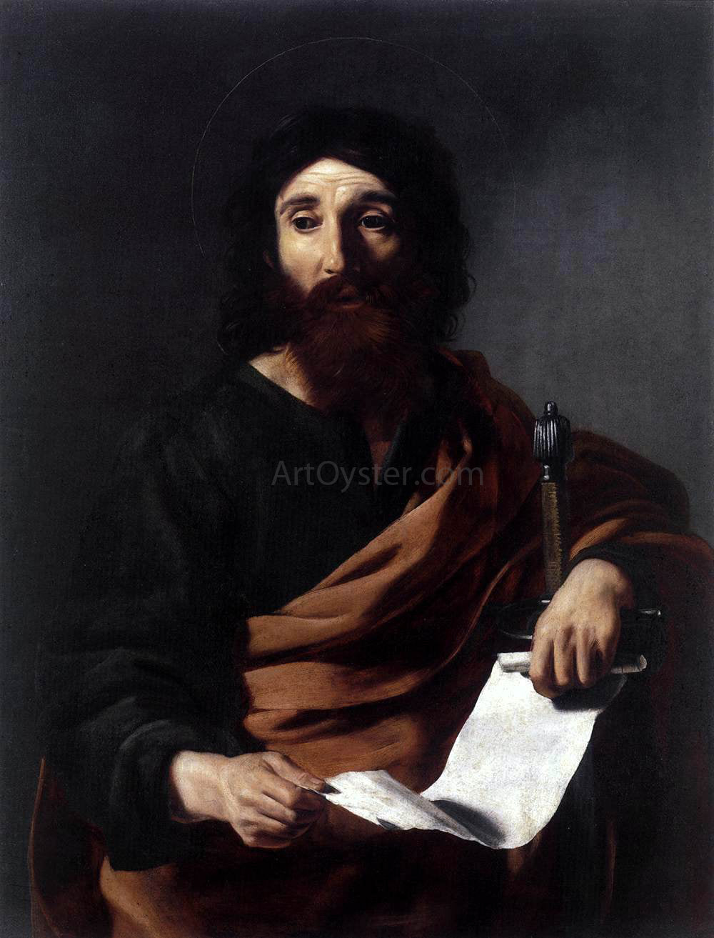  Nicolas Tournier St Paul - Hand Painted Oil Painting