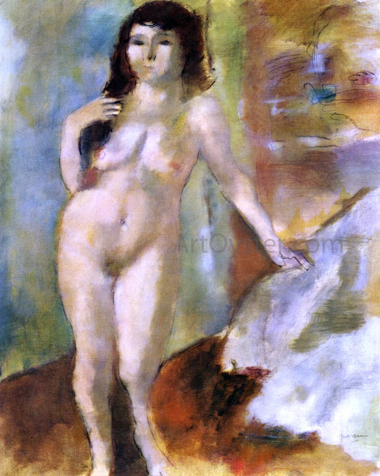  Jules Pascin Standing Nude - Hand Painted Oil Painting