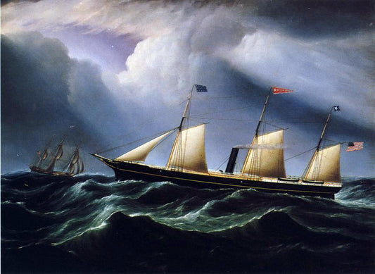  James E Buttersworth Star of the South - Hand Painted Oil Painting
