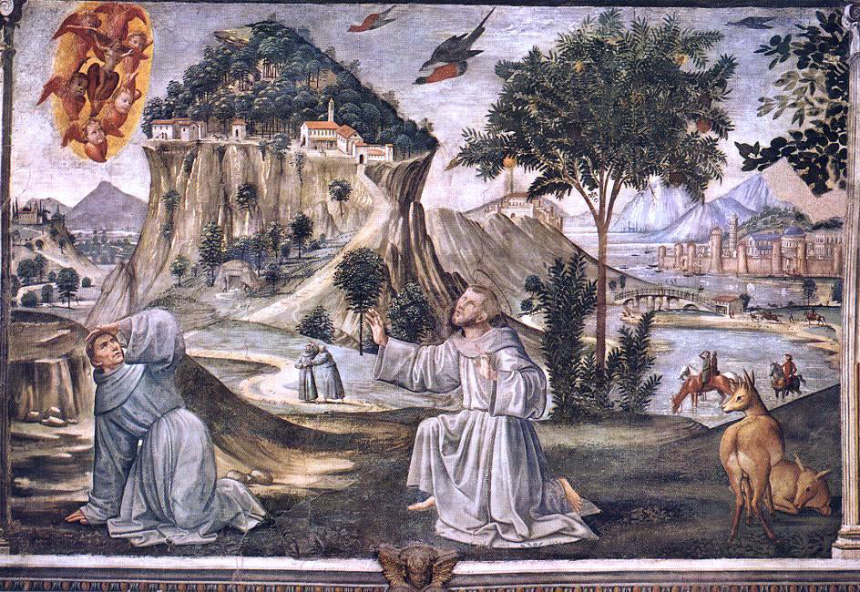  Domenico Ghirlandaio Stigmata of St Francis - Hand Painted Oil Painting