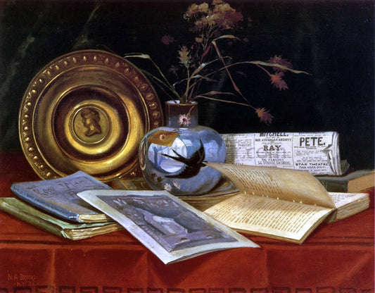  Nicholas Alden Brooks Still Life - Hand Painted Oil Painting