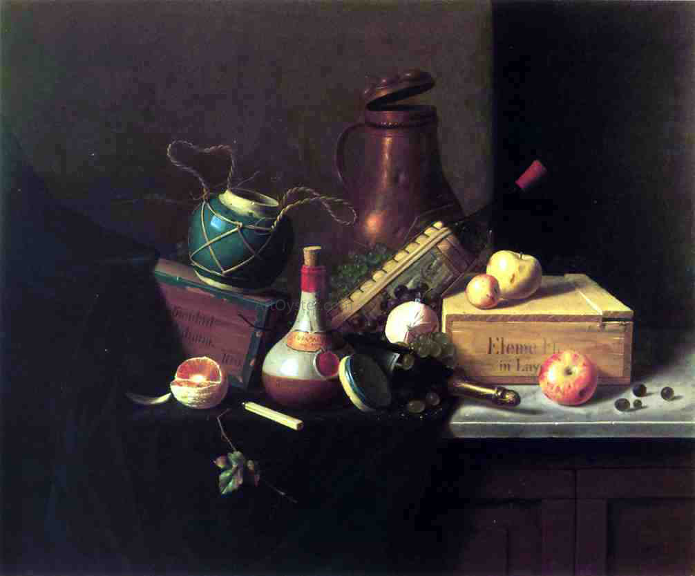  William Michael Harnett Still Life: Box of Havana Cigars - Hand Painted Oil Painting