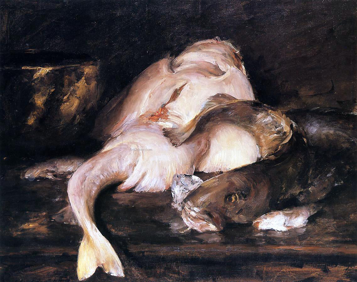 William Merritt Chase Still Life, Fish - Hand Painted Oil Painting