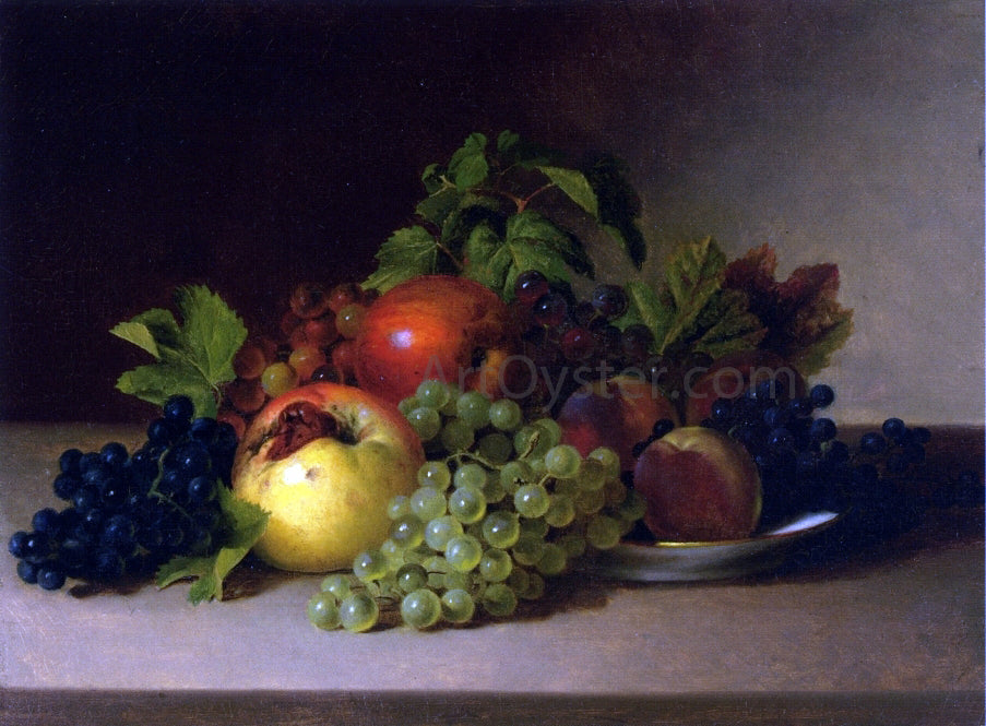  James Peale Still Life with Apples and Grapes - Hand Painted Oil Painting