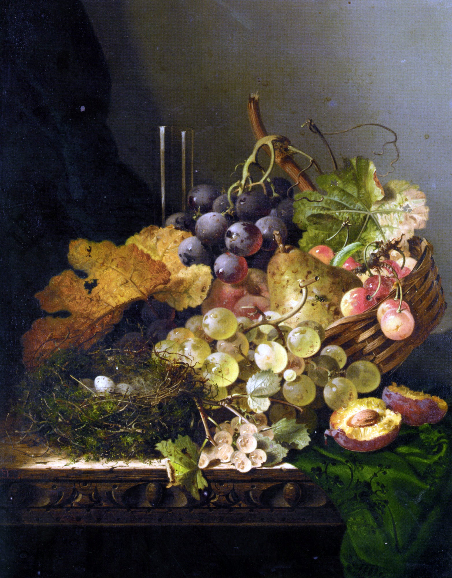  Edward Ladell Still Life with Birds Nest - Hand Painted Oil Painting