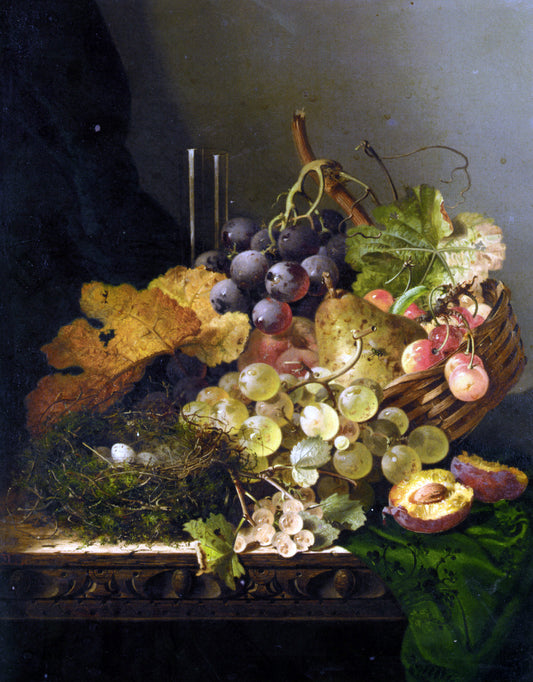  Edward Ladell Still Life with Birds Nest - Hand Painted Oil Painting