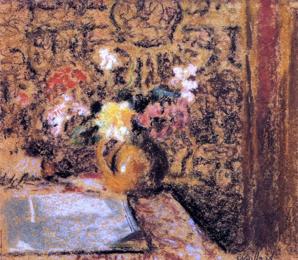  Edouard Vuillard Still Life with Flowers - Hand Painted Oil Painting