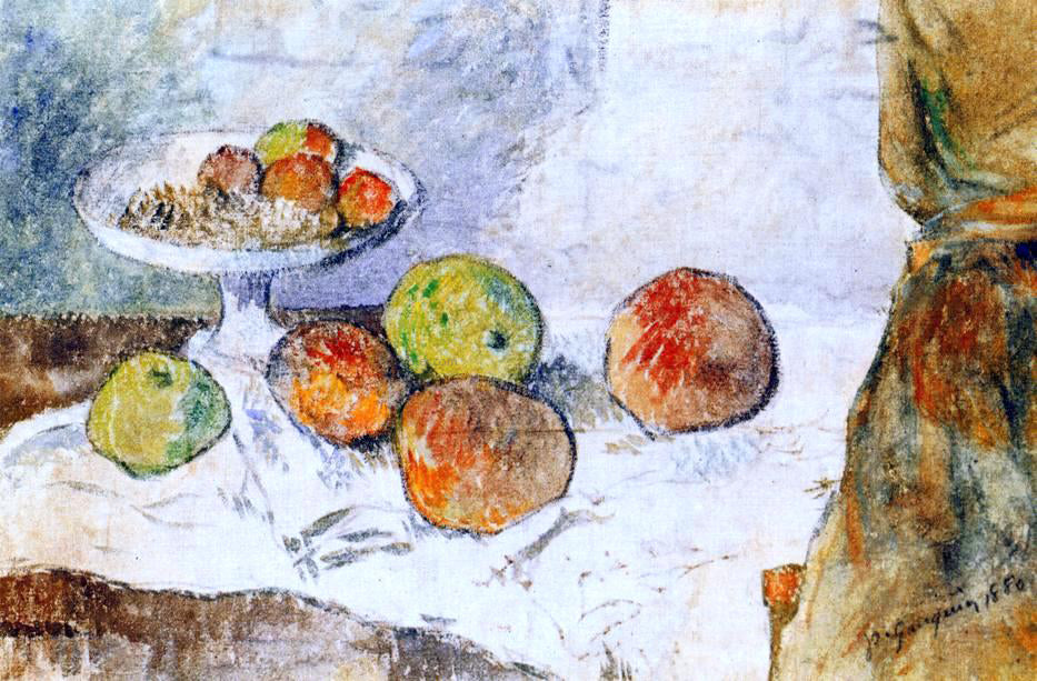  Paul Gauguin Still Life with Fruit Plate - Hand Painted Oil Painting