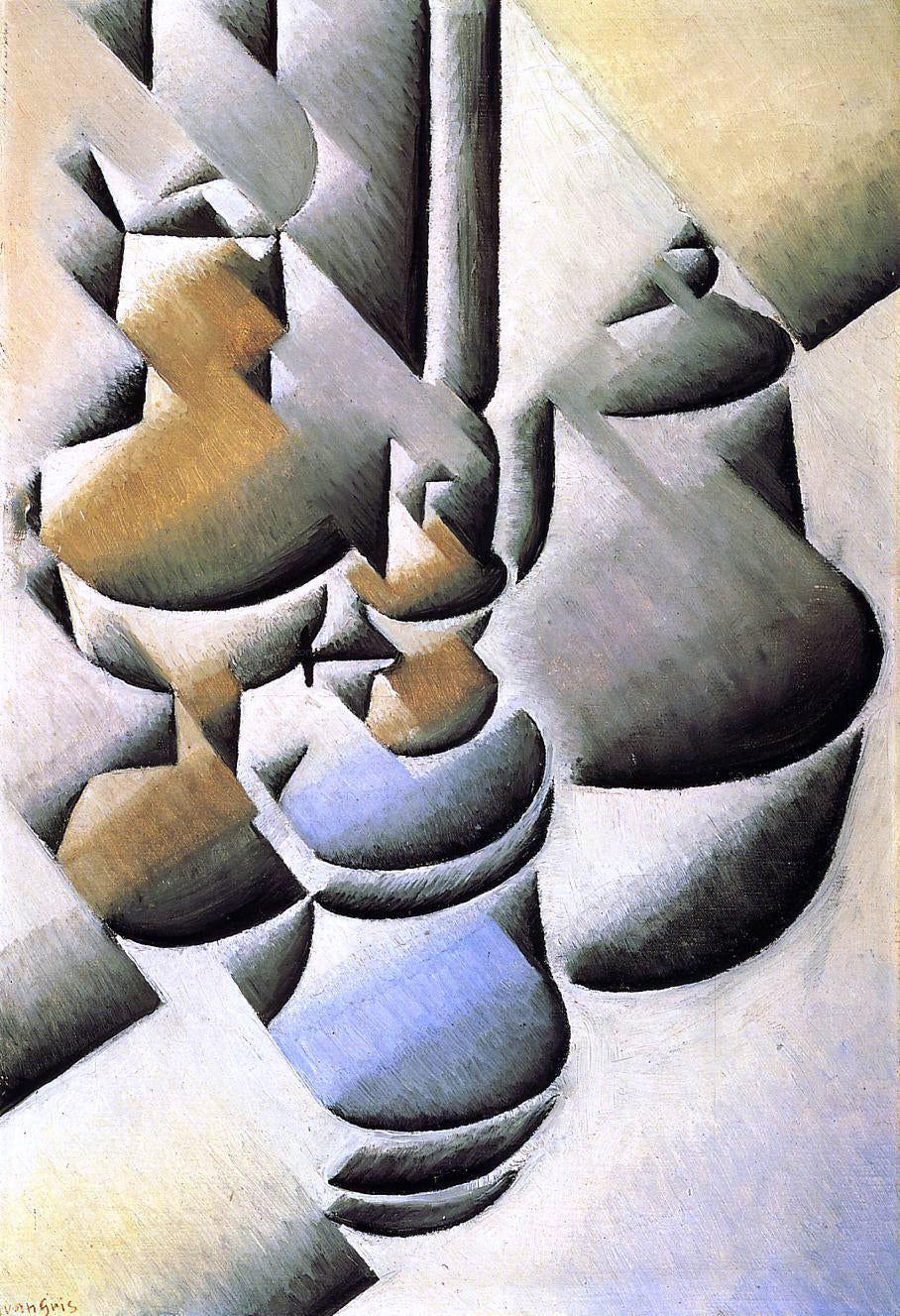  Juan Gris Still Life with Oil Lamp - Hand Painted Oil Painting