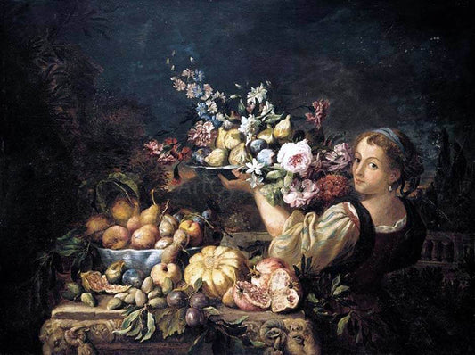 Abraham Brueghel Still-Life - Hand Painted Oil Painting
