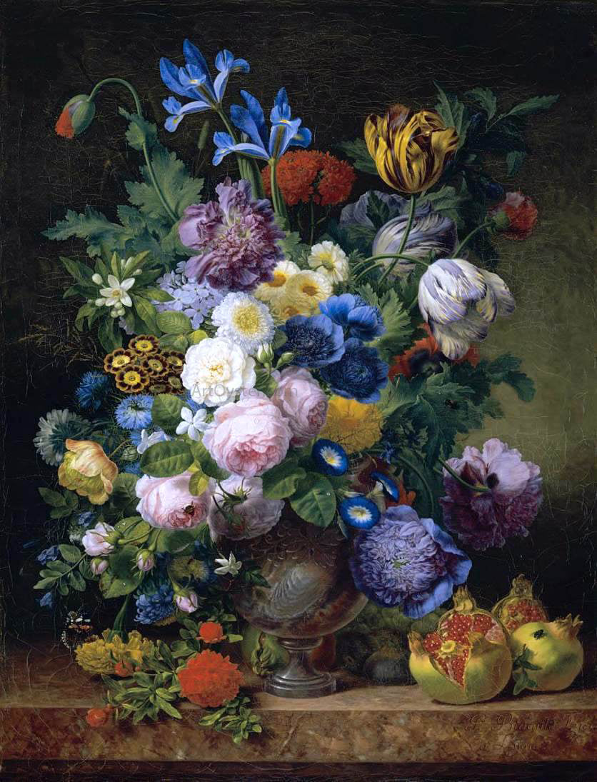  Jean-Joseph-Xavier Bidauld Still-Life - Hand Painted Oil Painting