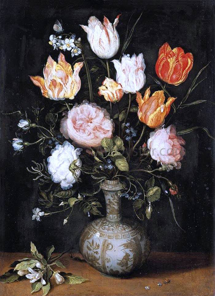  The Younger Jan Brueghel Still-Life of Flowers - Hand Painted Oil Painting
