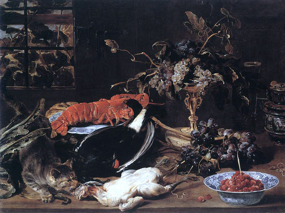  Frans Snyders Still-life with Crab and Fruit - Hand Painted Oil Painting