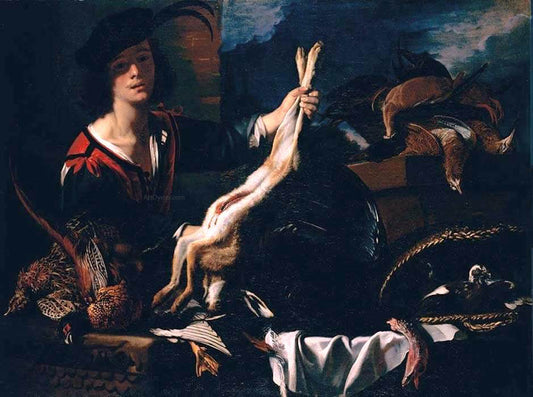  Jacopo Da empoli Still-Life with Games - Hand Painted Oil Painting