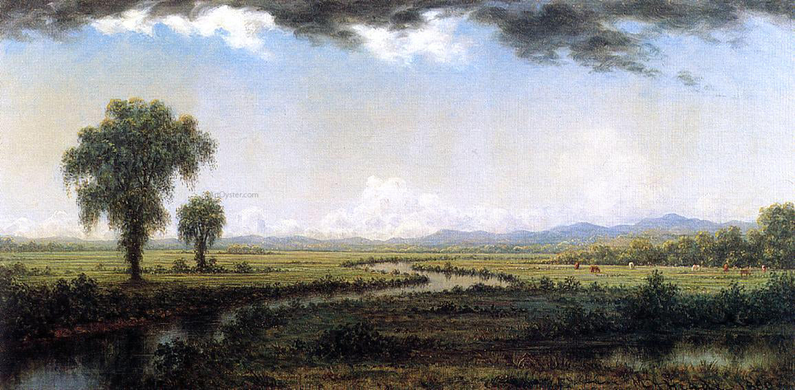  Martin Johnson Heade Storm Clouds over the New Jersey Marshes - Hand Painted Oil Painting