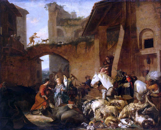  Carl Andreas Ruthart Story of Tobias - Hand Painted Oil Painting
