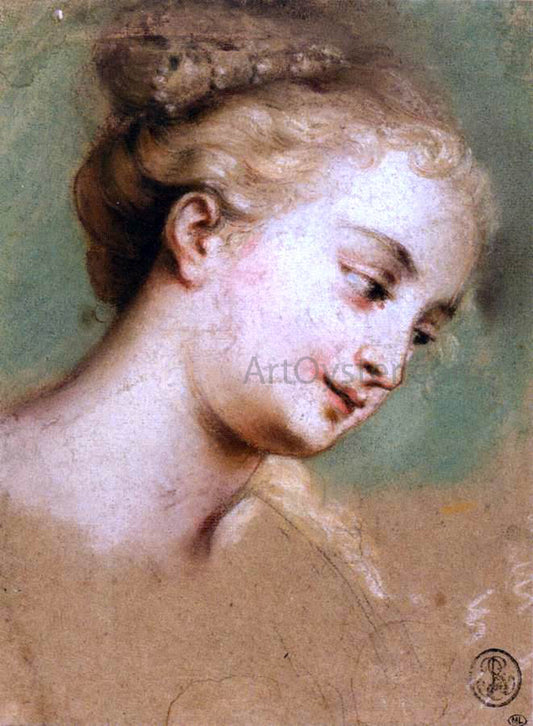  Nicolas Vleughels Study for the Head of Campaspe - Hand Painted Oil Painting