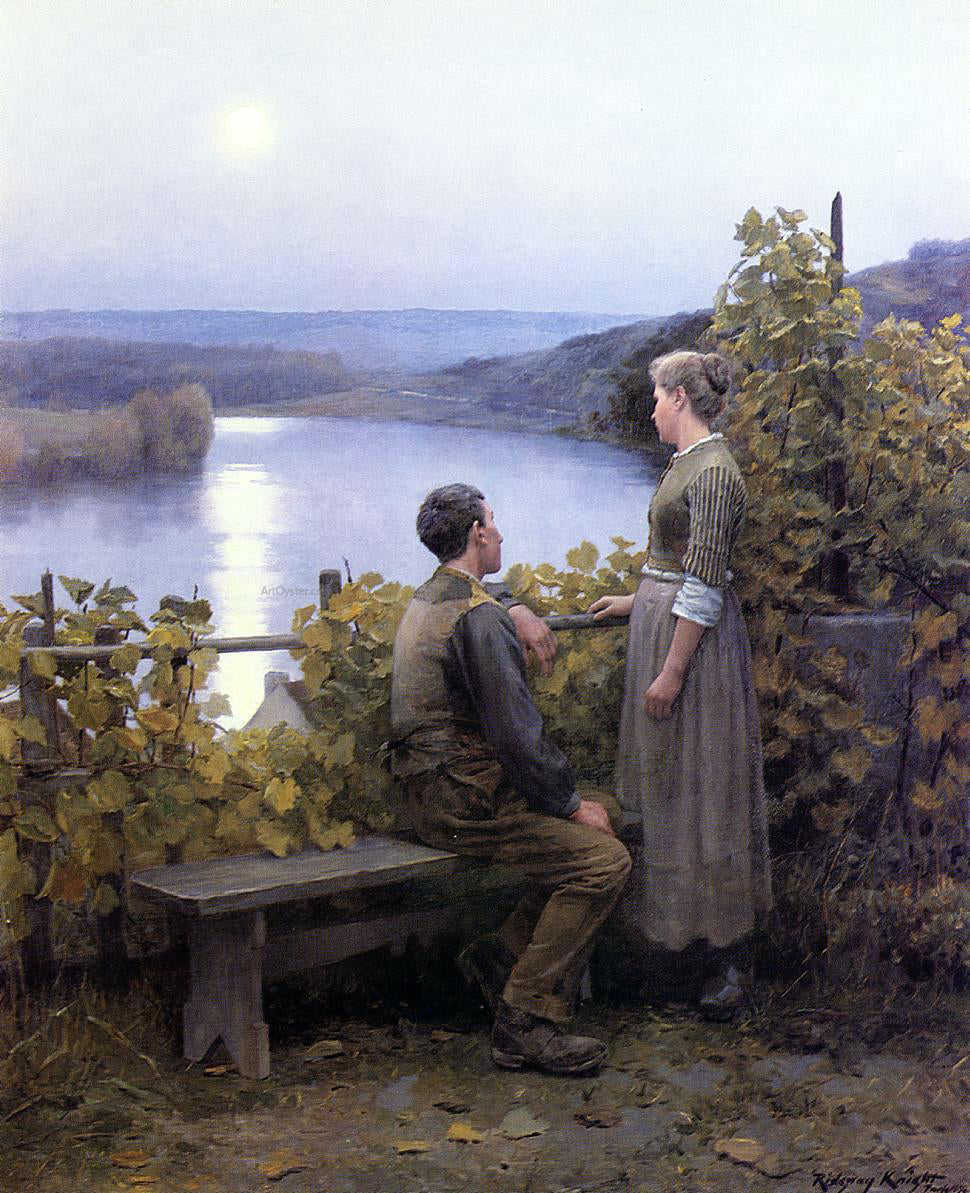  Daniel Ridgway Knight Summer Evening - Hand Painted Oil Painting