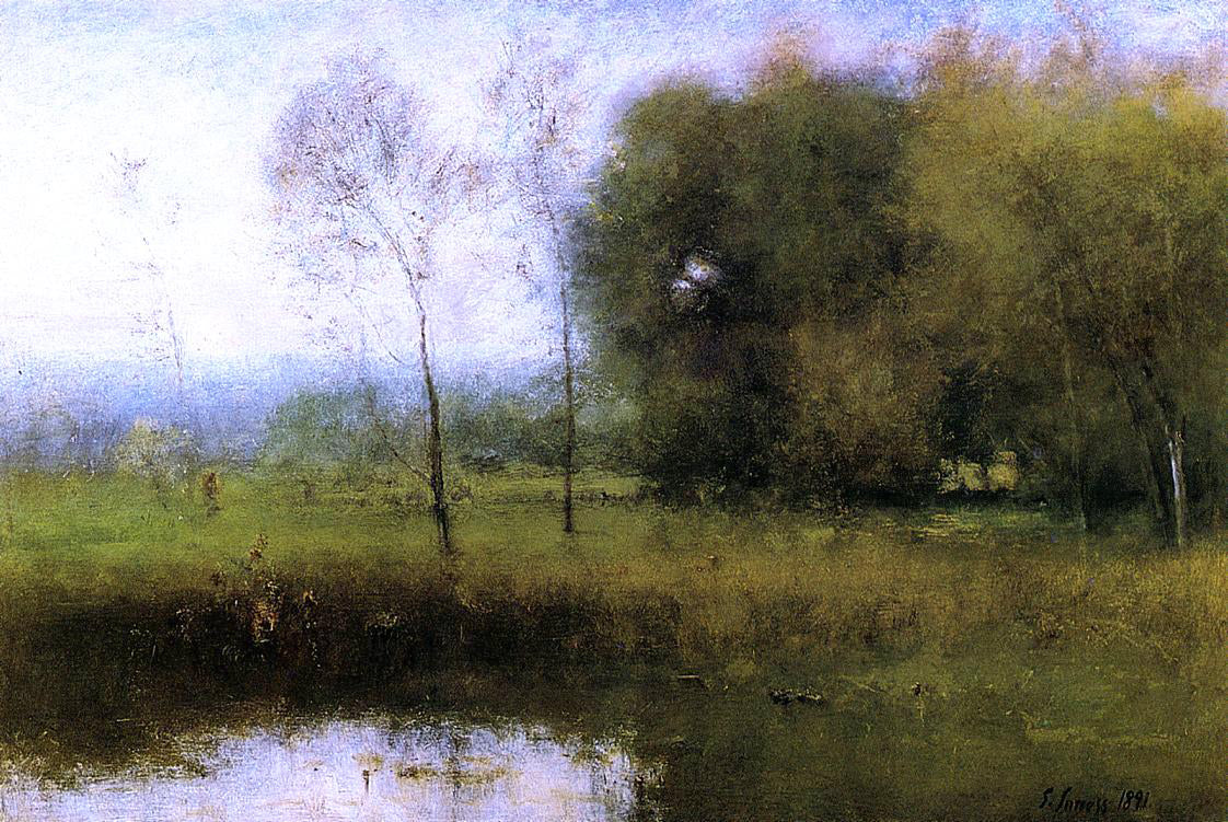  George Inness Summer, Montclair (also known as New Jersey Landscape) - Hand Painted Oil Painting