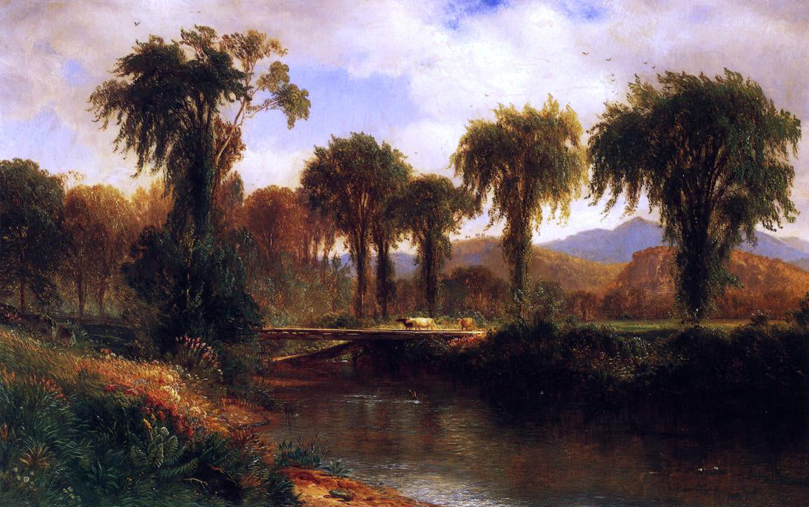  Jr. Samuel Colman Summer on the Saco, Conway Valley - Hand Painted Oil Painting