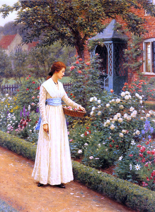  John Hayter Summer Roses - Hand Painted Oil Painting