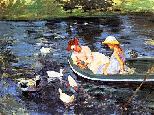  Mary Cassatt Summertime - Hand Painted Oil Painting