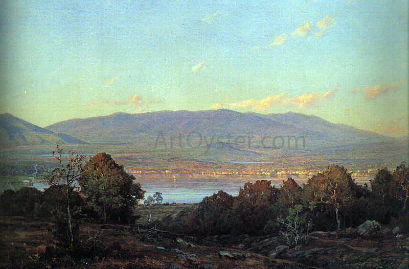  William Trost Richards Sundown at Centre Harbour, New Hampshire - Hand Painted Oil Painting