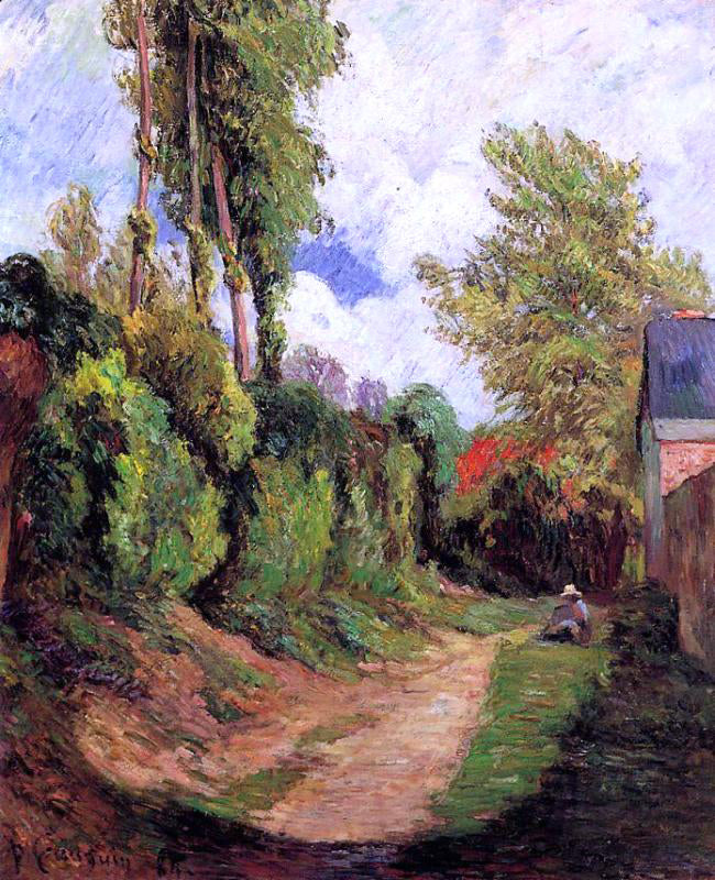  Paul Gauguin Sunken Lane - Hand Painted Oil Painting