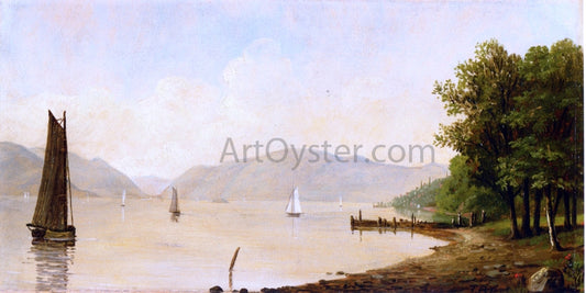  Thomas Benjamin Pope Sunlit Cove - Hand Painted Oil Painting