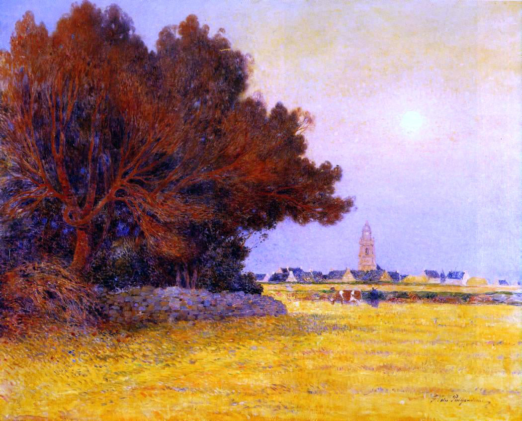  Ferdinand Du Puigaudeau Sunrise at Batz-sur-Mer - Hand Painted Oil Painting