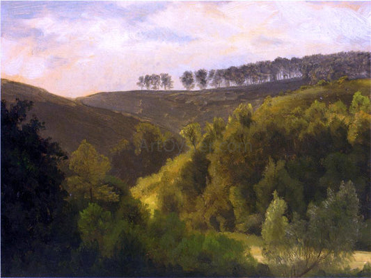  Albert Bierstadt Sunrise over Forest and Grove - Hand Painted Oil Painting