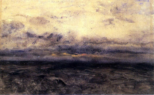  J Frank Currier Sunset - Hand Painted Oil Painting