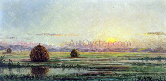  Martin Johnson Heade Sunset - A Sketch - Hand Painted Oil Painting