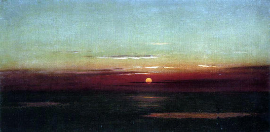  Martin Johnson Heade Sunset of the Marshes - Hand Painted Oil Painting