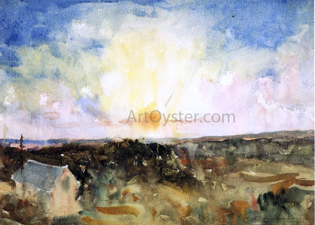  Charles Webster Hawthorne Sunset Spendor - Hand Painted Oil Painting
