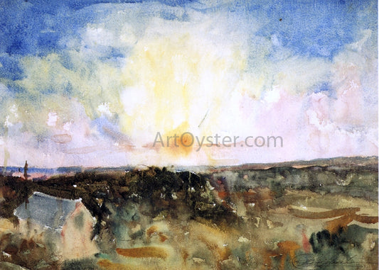  Charles Webster Hawthorne Sunset Spendor - Hand Painted Oil Painting