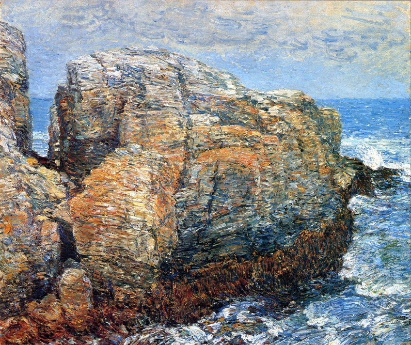  Frederick Childe Hassam Sylph's Rock, Appledore - Hand Painted Oil Painting