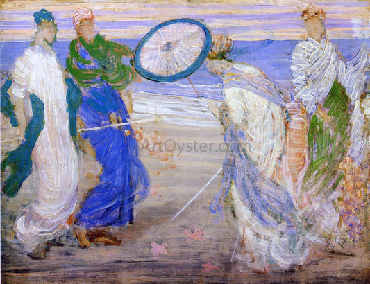  James McNeill Whistler Symphony in Blue and Pink - Hand Painted Oil Painting