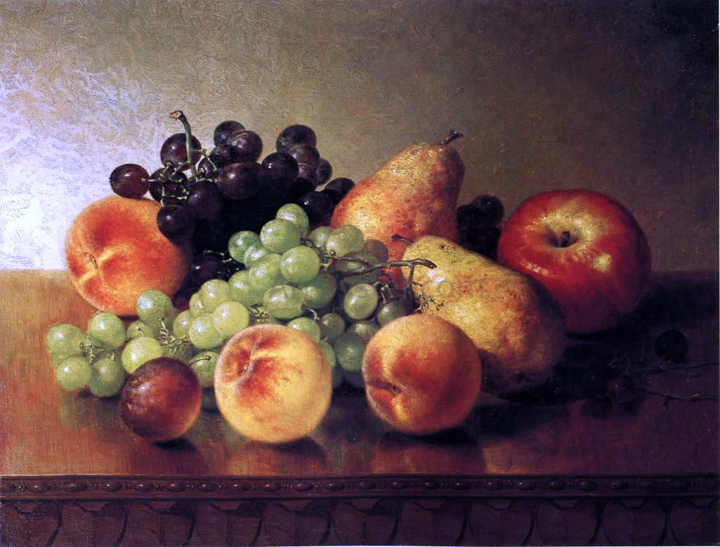  Robert Spear Dunning Tabletop with Fruit - Hand Painted Oil Painting