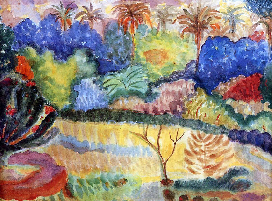  Paul Gauguin Tahitian Landscape - Hand Painted Oil Painting