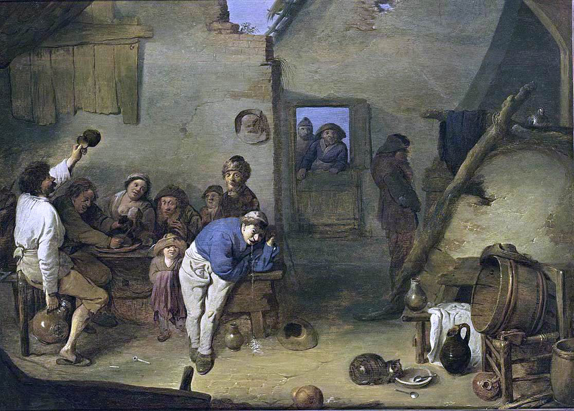  Pieter De Bloot Tavern Interior - Hand Painted Oil Painting