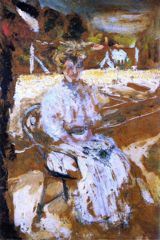  Edouard Vuillard Tennis Game by the Sea - Hand Painted Oil Painting