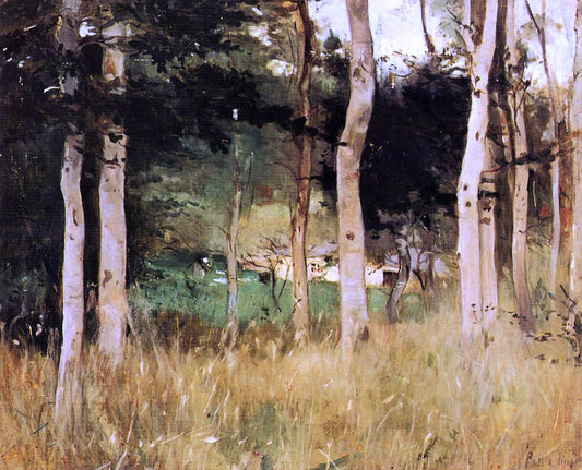 Berthe Morisot Thatched Cottage in Normandy - Hand Painted Oil Painting