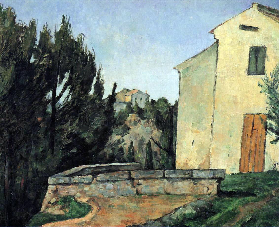  Paul Cezanne The Abandoned House - Hand Painted Oil Painting