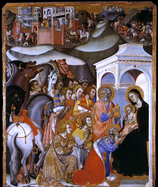  Bartolo Di Fredi The Adoration of the Magi - Hand Painted Oil Painting